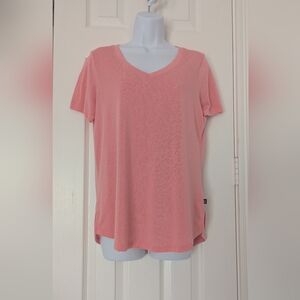 GAP Coral Short Sleeve V-Neck Tee